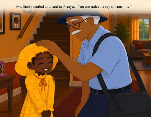 Illustration from the Arraya Sunshine series