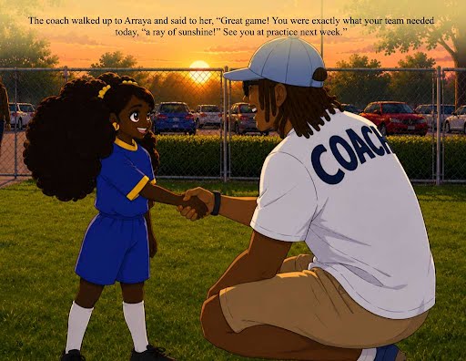 Illustration from the Arraya Sunshine series